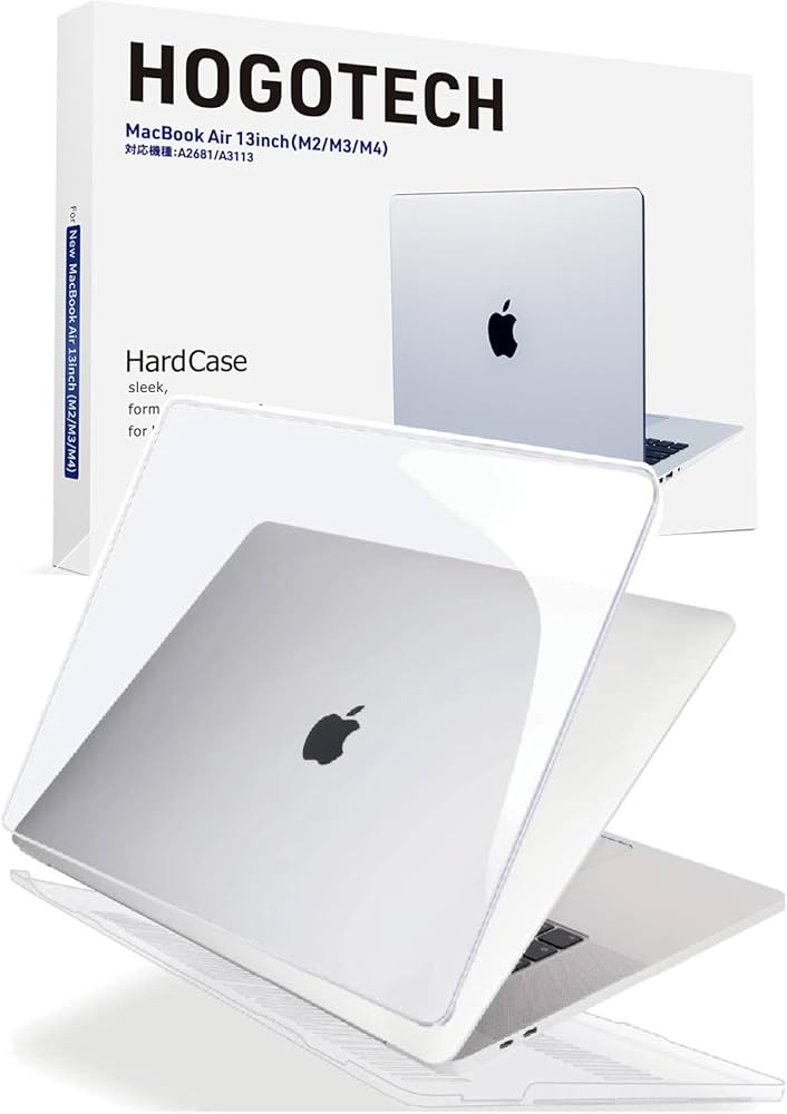 Apple MacBook Air8GB 256GB SSD(付属品、ケース付) Amazon.co.jp: HOGOTECH ケース【MacBook Air 13インチ M1用】カバー